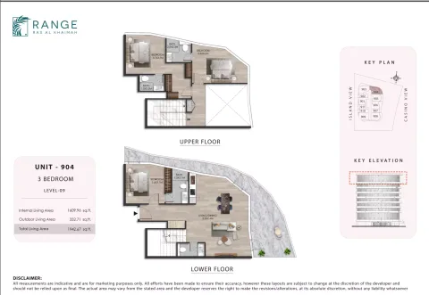 Floor plan, 3 Beds, 1,942 sq ft