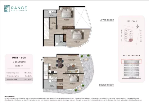 Floor plan, 3 Beds, 2,223 sq ft