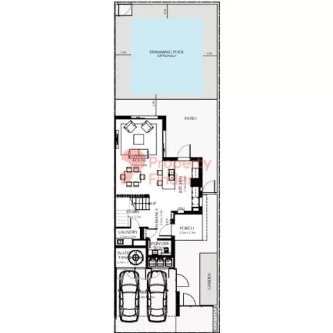 Floor plan, 4 Beds, 3,196 sq ft