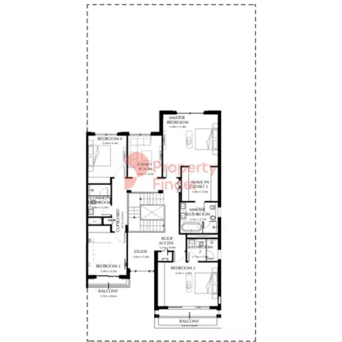 Floor plan, 4 Beds, 3,595 sq ft