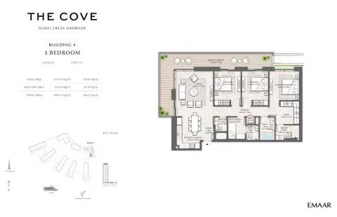 Floor plan, 3 Beds, 1,809 sq ft