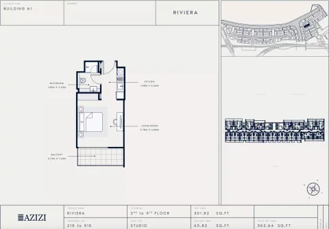 Floor plan, Studio, 362 sq ft