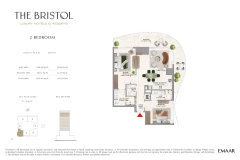 Floor plan, 2 Beds, 1,459 sq ft