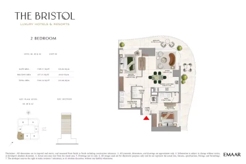 Floor plan, 2 Beds, 1,546 sq ft