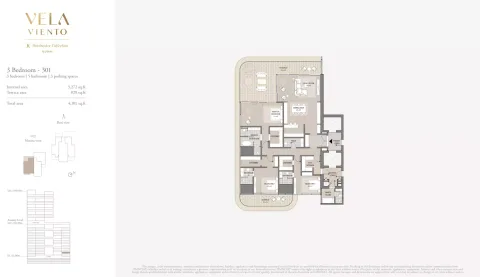 Floor plan, 3 Beds, 4,101 sq ft