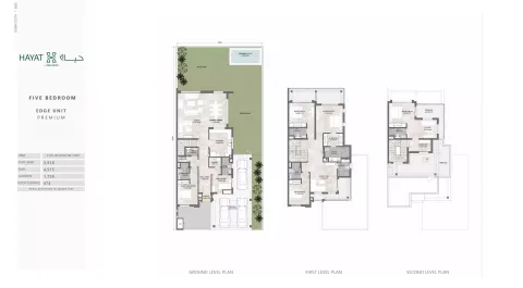 Floor plan, 5 Beds, 4,915 sq ft