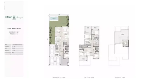 Floor plan, 5 Beds, 3,851 sq ft