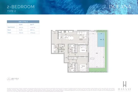 Floor plan, 2 Beds, 1,819 sq ft