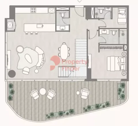 Floor plan, 3 Beds, 2,749 sq ft