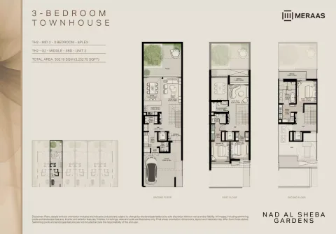 Floor plan, 3 Beds, 3,252 sq ft
