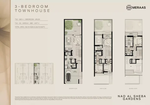 Floor plan, 3 Beds, 3,252 sq ft