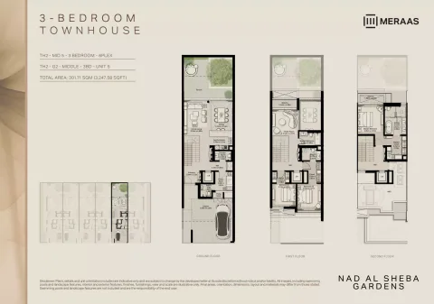 Floor plan, 3 Beds, 3,247 sq ft