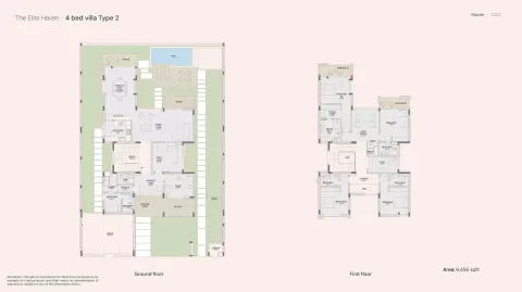 Floor plan, 4 Beds, 6,456 sq ft