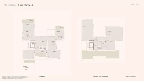 Floor plan, 6 Beds, 9,038 sq ft