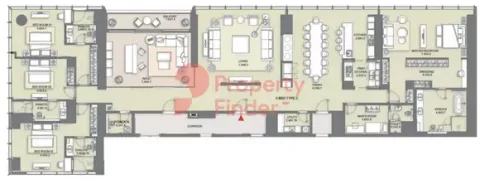 Floor plan, 4 Beds, 4,705 sq ft