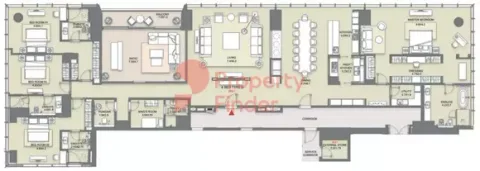 Floor plan, 4 Beds, 4,771 sq ft