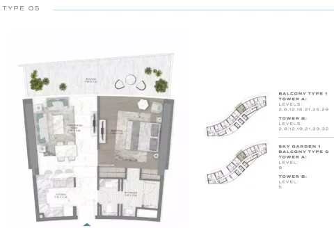 Floor plan, 1 Bed, 0 sq ft