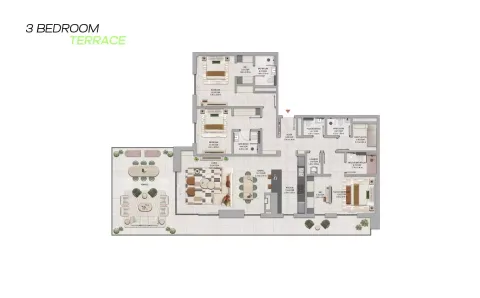 Floor plan, 3 Beds, 0 sq ft
