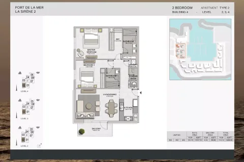 Floor plan, 2 Beds, 1,206 sq ft