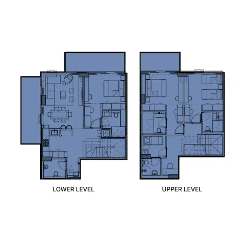 Floor plan, 3 Beds, 2,208 sq ft