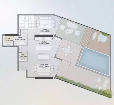 Floor plan, 3 Beds, 4,040 sq ft