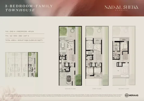 Floor plan, 3 Beds, 3,290 sq ft