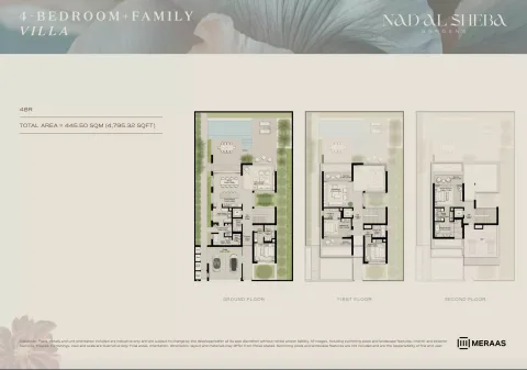 Floor plan, 4 Beds, 4,795 sq ft