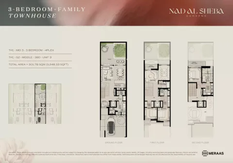 Floor plan, 3 Beds, 3,248 sq ft