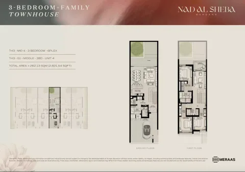 Floor plan, 3 Beds, 2,821 sq ft