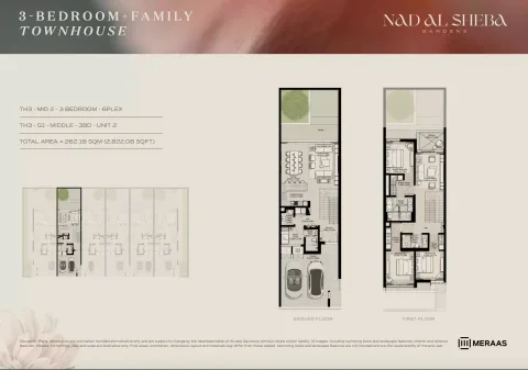 Floor plan, 3 Beds, 2,822 sq ft