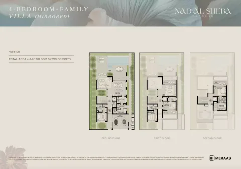 Floor plan, 4 Beds, 4,795 sq ft