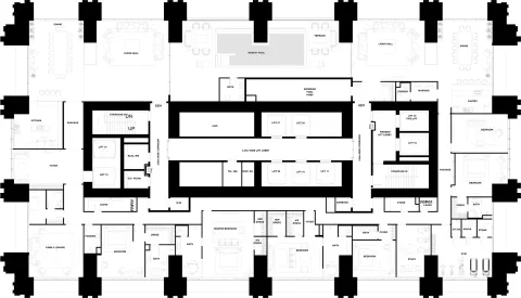 Floor plan, 5 Beds, 11,796 sq ft