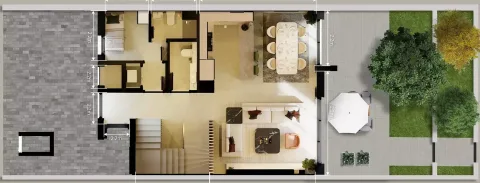 Floor plan, 3 Beds, 2,292 sq ft