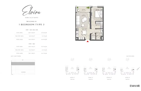Floor plan, 1 Bed, 704 sq ft
