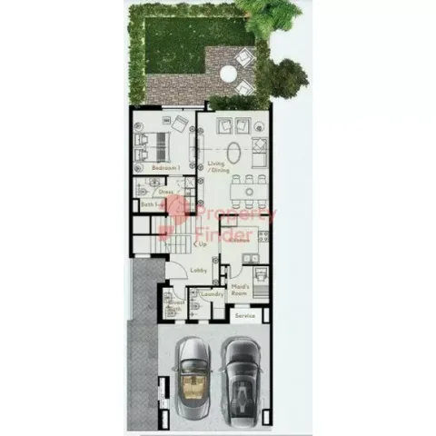 Floor plan, 3 Beds, 2,040 sq ft