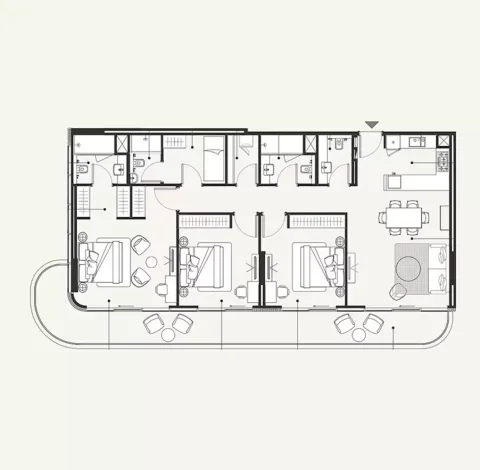 Floor plan, 3 Beds, 1,636 sq ft