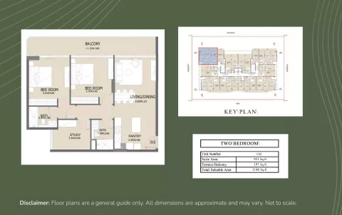 Floor plan, 2 Beds, 1,148 sq ft