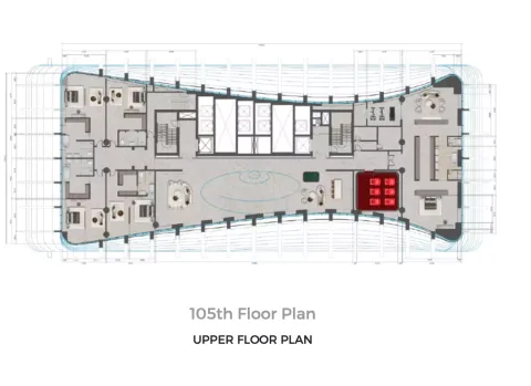 Floor plan, 7 Beds, 12,421 sq ft