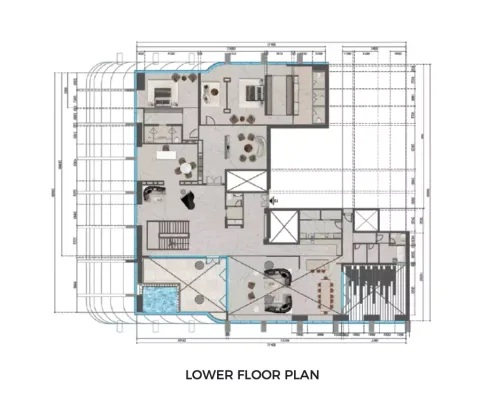 Floor plan, 5 Beds, 12,207 sq ft