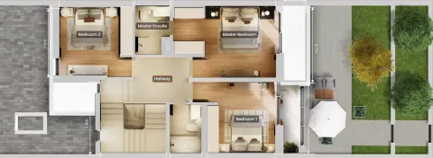 Floor plan, 3 Beds, 2,294 sq ft