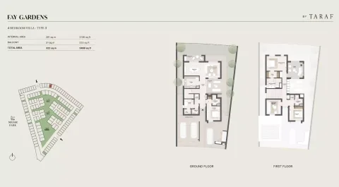 Floor plan, 4 Beds, 3,469 sq ft