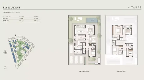 Floor plan, 5 Beds, 4,215 sq ft