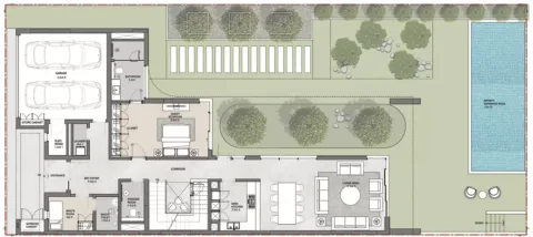 Floor plan, 4 Beds, 4,836 sq ft