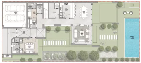 Floor plan, 4 Beds, 4,814 sq ft