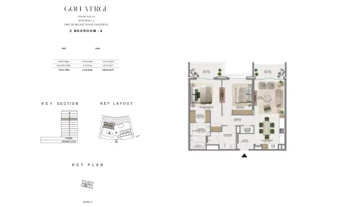 Floor plan, 2 Beds, 1,308 sq ft