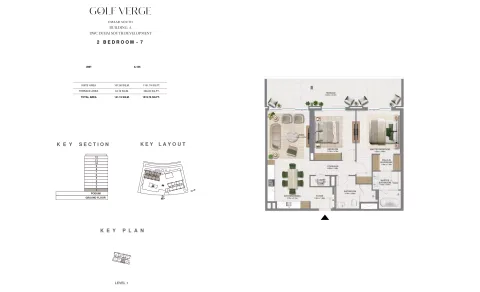 Floor plan, 2 Beds, 1,519 sq ft