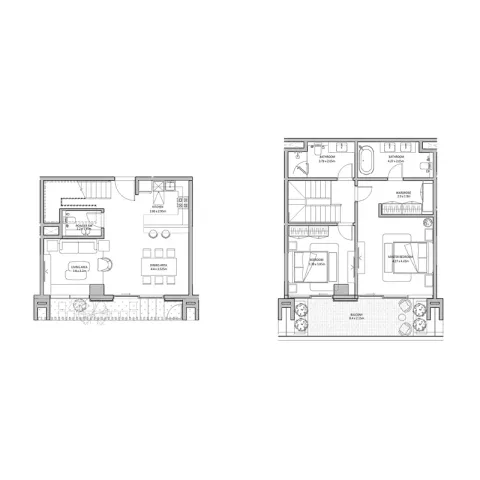 Floor plan, 2 Beds, 1,700 sq ft