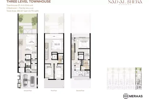 Floor plan, 3 Beds, 3,775 sq ft