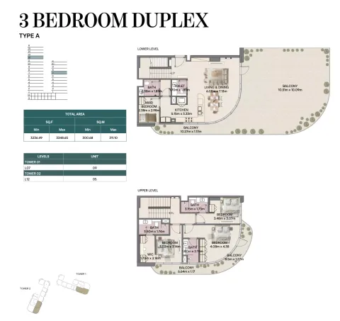 Floor plan, 3 Beds, 3,236 sq ft