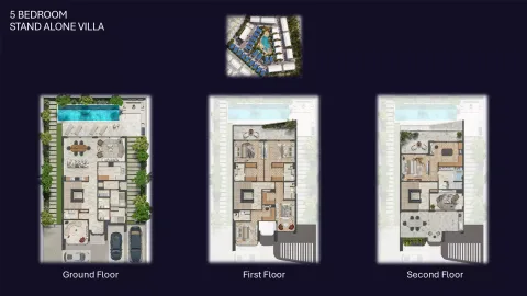 Floor plan, 5 Beds, 4,478 sq ft